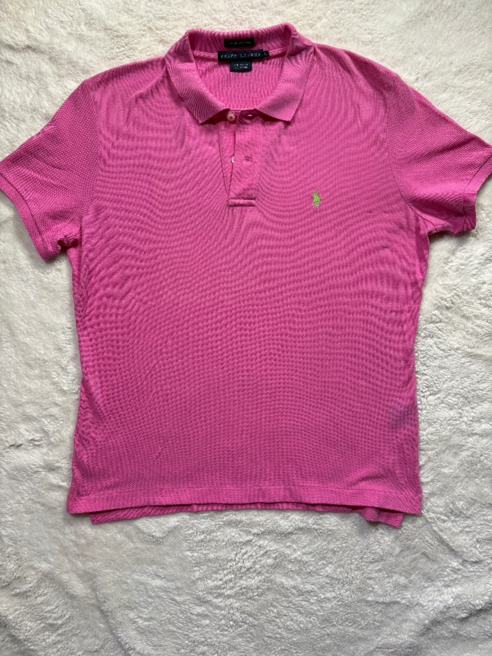 Ralph Lauren Women’s SKINNY FIT Stretch Polo Shirt XL - Pink